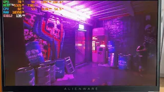 Alienware X17 R2 | 3080ti | 12900HK |  Cyberpunk 2077 Raytracing Ultra Benchmark