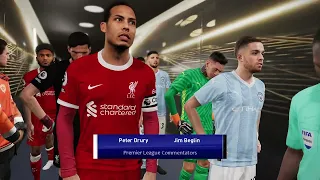 PES 2024 - Manchester City vs Liverpool Gameplay PC | eFootball 2024 Concept - PES 2021 Mods