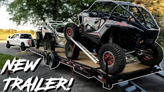 NEW Trailer Setup! | Can We Fit 4 UTV's?