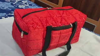 Big Travel Bag Jumbo size Travel Bag Diy Tutorial बड़ा ट्रैवल बैग बनाना सीखें