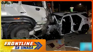 5 magkakamag-anak, patay matapos ang banggaan ng SUV, trailer truck | Frontline sa Umaga