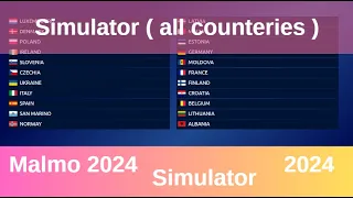 Eurovision 2024 Grand Final Simulator ( All counteries )