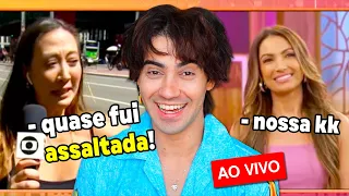 motivos pra proibir o brasileiro de falar AO VIVO 🔴 gafes e micos da tv brasileira!
