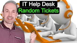 Random IT Help Desk Tickets, office login, mac book outlook issue, camera streaming, GPU Crashing