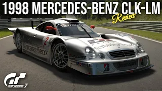 Gran Turismo 7 - 1998 Mercedes Benz AMG CLK LM REVIEW