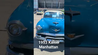 1953 Kaiser Manhattan #vintagecars #carshow #kaiser #classiccars #antiquecars