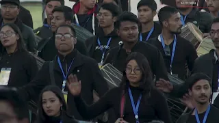 "Sounds of Nepal" Kutumba with 400 musicians at Stadium