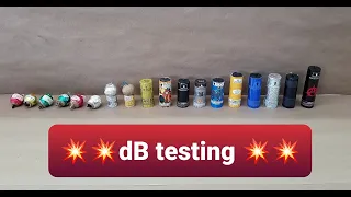 Firework salute shell comparison with decibel meter 2023!!