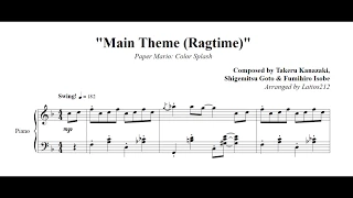 Paper Mario: Color Splash - Main Theme (Ragtime) (Piano Sheet Music)