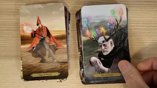 Wizards Tarot - 4k flip through