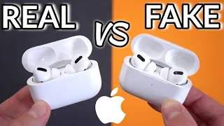 FAKE VS REAL Apple AirPods Pro - Buyers Beware! Real ANC, Perfect Clone!