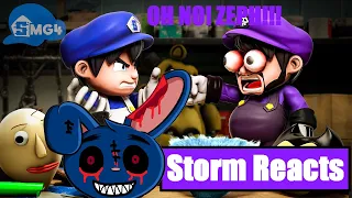 (Storm Reacts) SMG4 & SMG3 Design A Mascot Horror