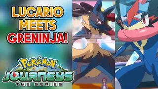 LUCARIO & GRENINJA!! GRENINJA RETURNS! YAMPER EPISODE! Pokémon Journeys New Episode Titles