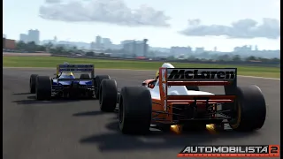 Automobilista 2 NEW DLC CARS! - McLaren MP4/8 - 3 Lap Race - Historic Interlagos P20-P5 FULL DAMAGE!