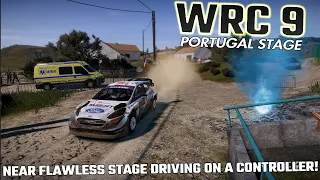 WRC 9 - Near Flawless Stage Driving On A Controller! - Portugal Stage