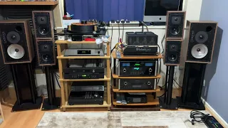 Rogers LS3/5a Ls5/9 speakers/mcintosh mc275  dcs elgar verdi