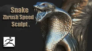 Snake Zbrush  Speed Sculpt