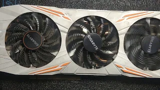 Как поменять термопасту на видеокарте GIGABYTE  1080 ti gaming oc