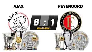 Ajax Amsterdam vs Feyenoord Rotterdam All Trophies Comparison