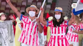 Paraguay en Juegos de Tokio 2020 - Desfile en ceremonia inaugural