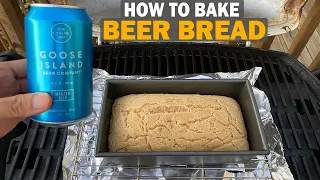 BEER BREAD in a WEBER Q! Easy Homemade Bread Recipe! (2021)