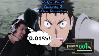 KAFKA MAKING PROGRESS??? [Kaiju No. 8 Episode 3 Live Reaction]