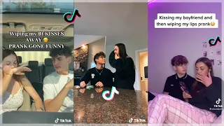 Wiping Off My Boyfriend Kisses Prank | Tiktok Compilation