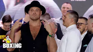 Why Tyson Fury Refused to Look at Oleksandr Usyk During Face-Off - Boxing News