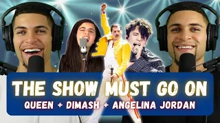 Dimash & Angelina Jordan COVER Queen’s “The Show Must Go On” | Our First Time Hearing!