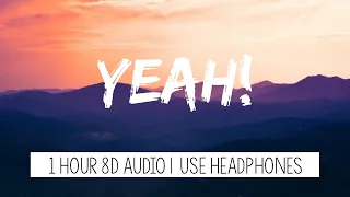 Usher - Yeah! | 1 Hour (8D Audio)