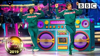 Chris and Karen Street/Commercial to 'Let's Get Ready to Rhumble' - Week 7 | BBC Strictly 2019