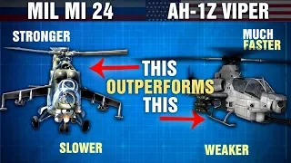 The Differences Between MIL MI 24 and AH-1Z VIPER