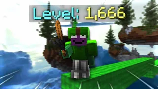 How Good Is The HIGHEST Level Hypixel Player? (Level 1,666)