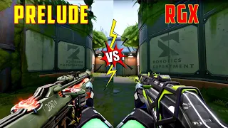 PRELUDE TO CHAOS Vandal VS RGX 11Z PRO Vandal Comparison || Which One Is The Best Vandal Skin