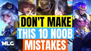 Don't make ANY of this NOOB MISTAKES to RANK UP FAST | Mobile Legends