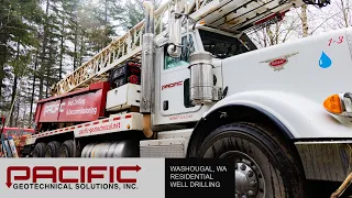 Residential Well Drilling w/ a GEFCO 30K Drill Rig | Pacific Geotechnical