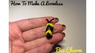 How To Make A Loomless Bee Charm | Looming With Laura | 2020 Rainbow Loom Tutorial