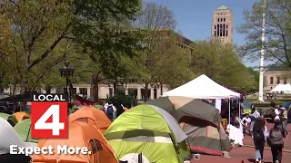 Protests continue on University of Michigan campus as graduation approaches