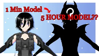 1 Min to 5 Hour FREE VTUBER Modelling challenge (Download soon!)
