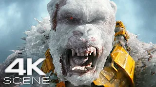 Godzilla, King Kong, & Shimo Vs Skar King (2024) Final Fight Scene | Godzilla X Kong: The New Empire