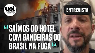 Rússia x Ucrânia: Brasileiro relata fuga da guerra: 'Civis armados com fuzis e clarões no céu'