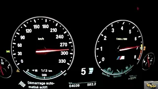 BMW M5 F10 0-300 kmh acceleration