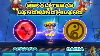 FREYA PENGORBANAN + STARCORE ARCANA + CADIA | OP PARAH YUKI SKILL 3 | MAGIC CHESS MLBB