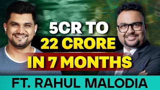 5 Crore To 22 Crore In 7 Months | The Dark Reality Of Startup | @rahulmalodiaofficial DBC Podcast