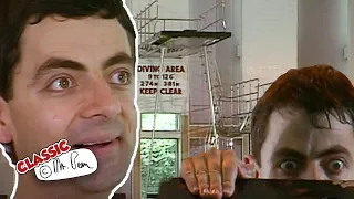 Mr Bean Takes the Plunge | Mr Bean Funny Clips | Classic Mr Bean