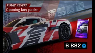 Asphalt 9 CN | Opening Rimac Nevera key packs with commentary