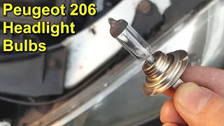 Headlight Bulb Removal and Refitting - Peugeot 206