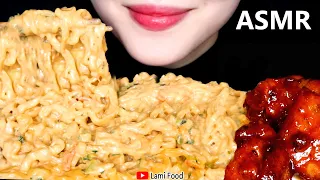 CREAM JJAMPPONG ASMR  |  때늦은 크림 진짬뽕 먹방! 🙄완전 맛있쟈나. . .