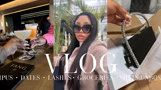 VLOG | lunch & movie date, groceries ,tried bottom lashes & SHEIN haul | South African Youtuber
