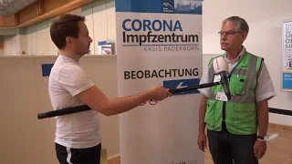 Impfzentrum des Kreises Paderborn: Interview mit Dr. Gregor Haunerland